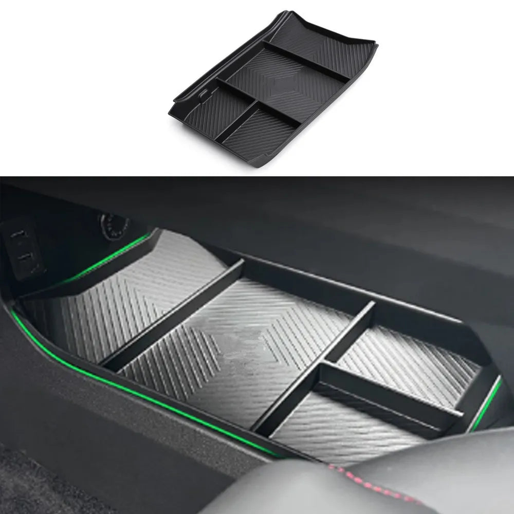 Car Styling Central Control Lower Storage Box For Chery Jetour Traveller T2 Central Control Organizing Storage Box Accessories