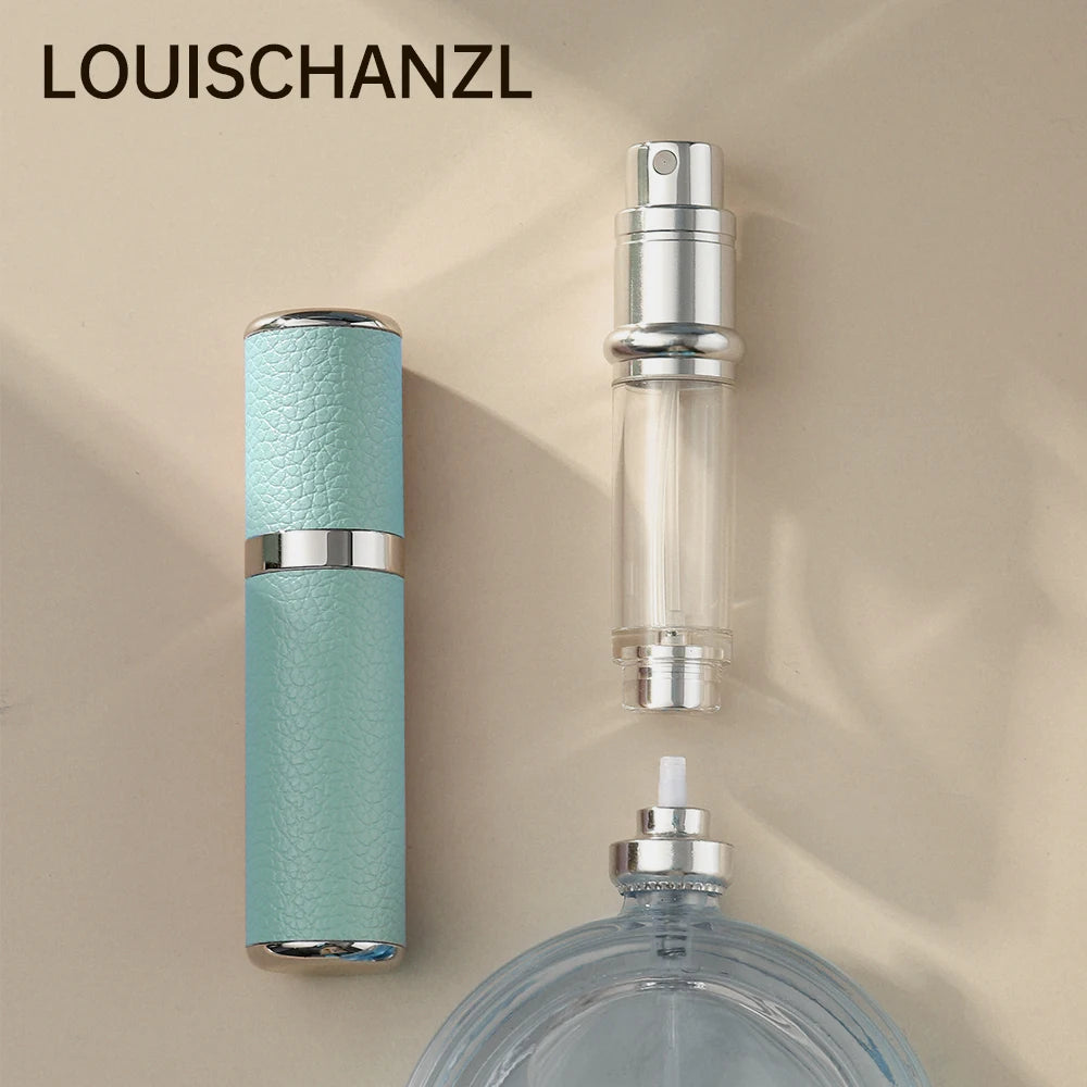 LouischanzL Portable Perfume Spray Bottle travel Mini Bottle 5ml Portable Refillable Perfume Atomizer Aluminum Perfume Bottle