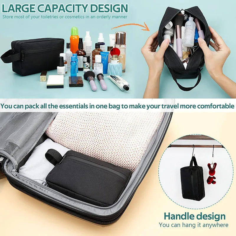 Travel Mens Toiletry Bag Women Cosmetic Necessaire Case Waterproof Ladies Makeup Bag Beauty Wash Pouch Handbag