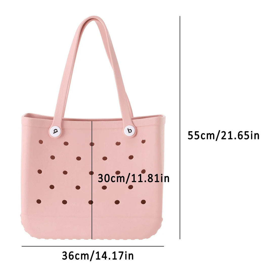 Hot Selling Rubber Beach Bag Waterproof Sandproof Outdoor Tote Bag Portable Travel Bag Outdoor Shopping Carrying Bags Handbag