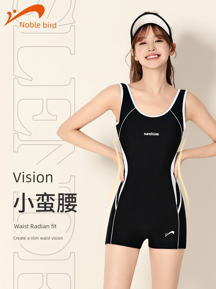 Guirenniao Best Selling Professional Loose-Fit Girl Flab Hiding Swimsuit