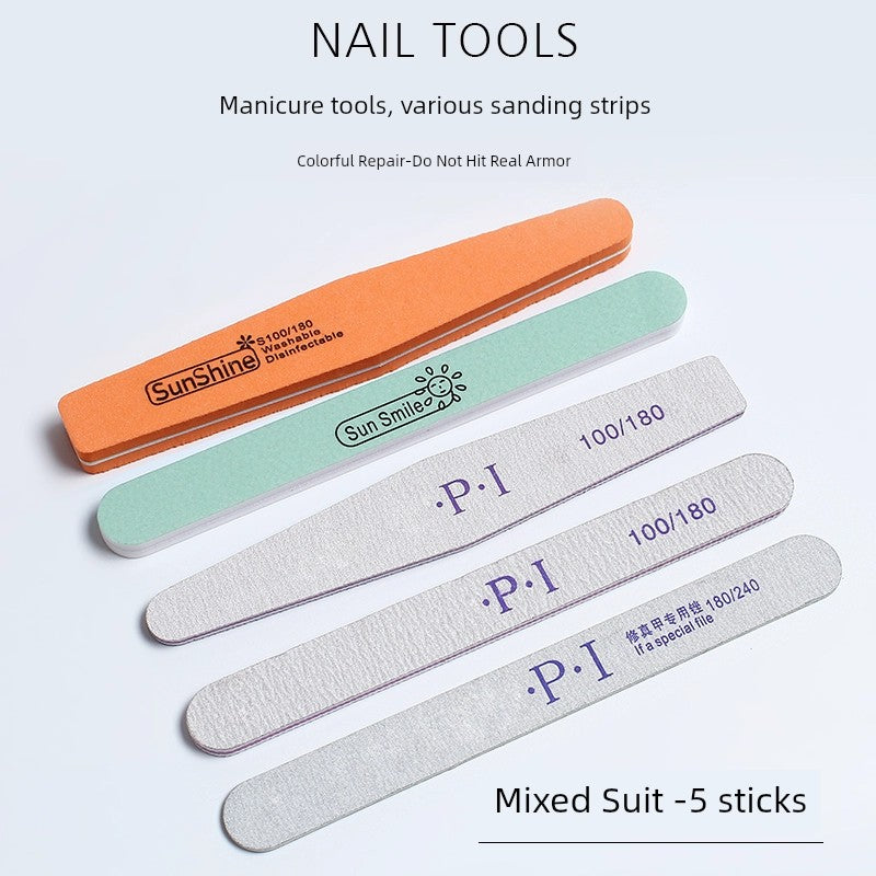 Double-Sided Sand Bar Sponge For Home Tool Suit Nail File