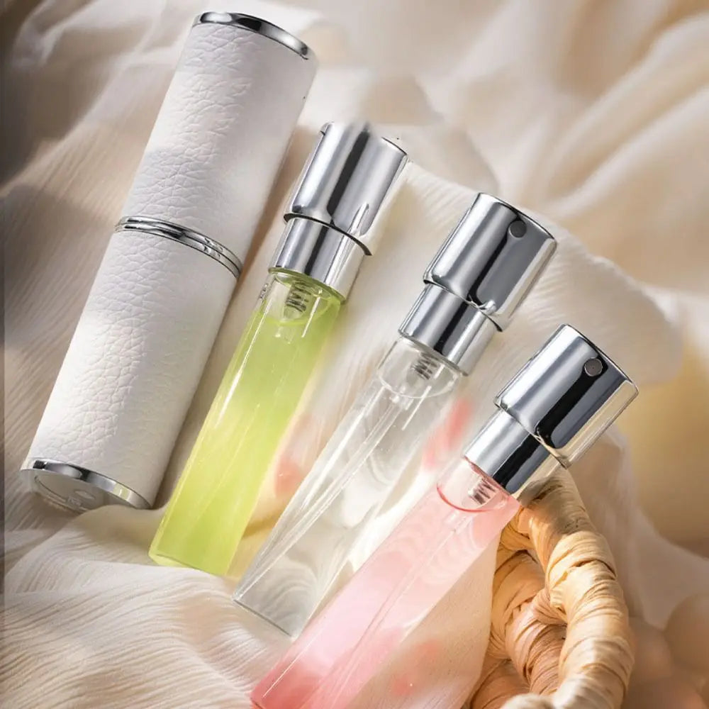 8 ml Portable Mini Refillable Perfume Bottle High-end Leather Sub-bottling Travel Empty Cosmetic Containers Spray Atomizer