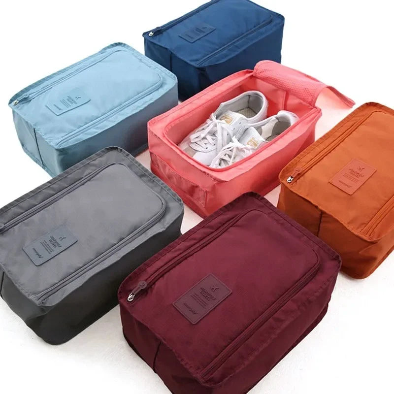 Waterproof Shoes Clothing Bag Convenient Travel Storage Bag Nylon Portable Organizer Bags Shoe Sorting Pouch multifunction