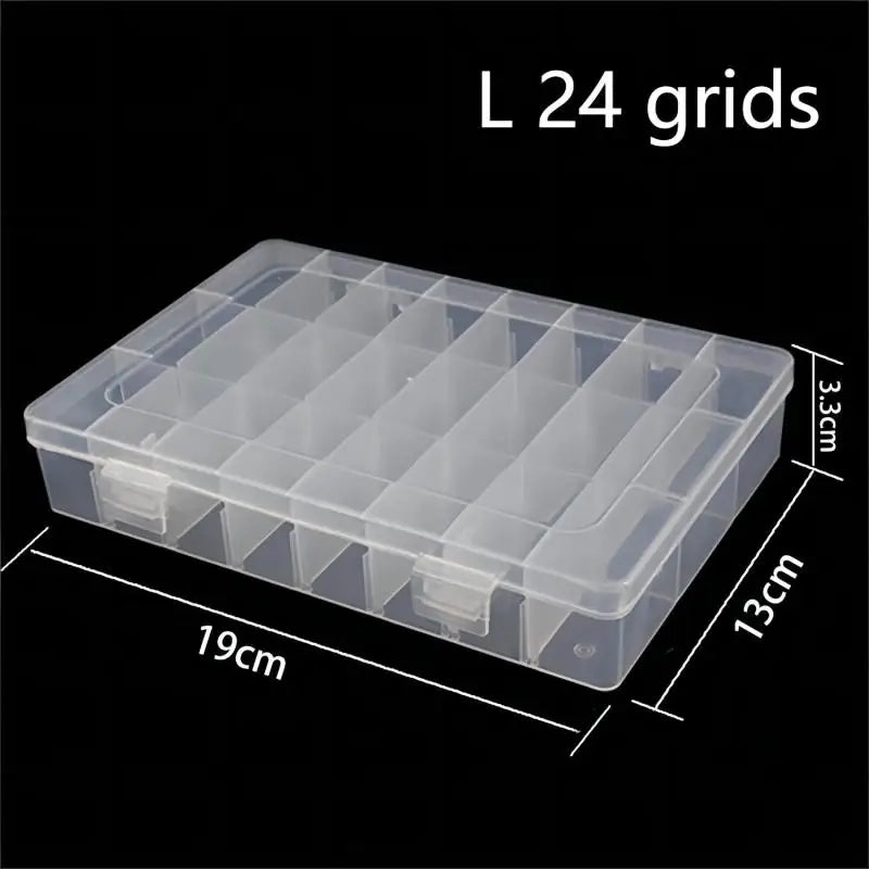 Mini Plastic Rectangular Storage Box Translucent Packing Box Dustproof Durable Strong Jewelry Case Container Home Storage