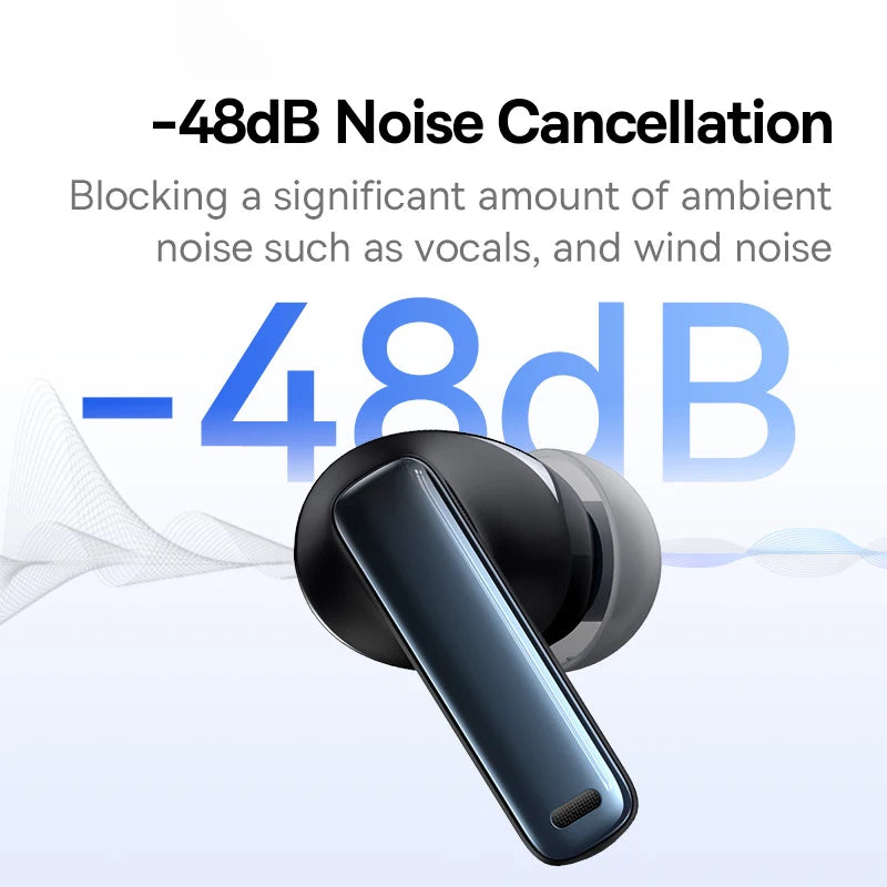 Baseus Bowie M2s ANC Earphone Bluetooth 5.3 Active Noise Cancellation -48dB Wireless Headphone Support 3D Spatial Audio Earbuds