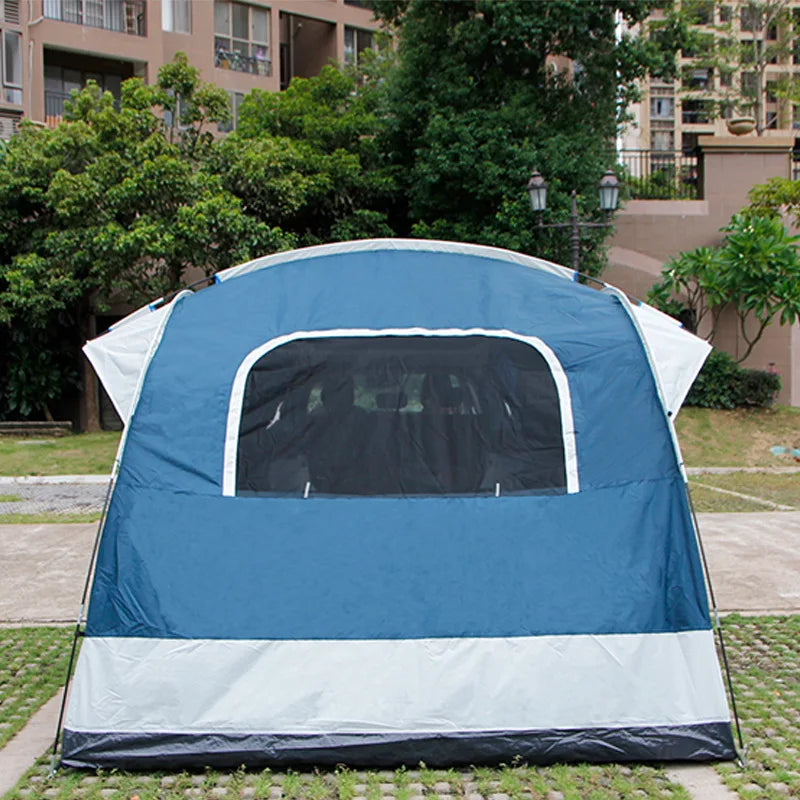 Waterproof Car Rear Tent, Outdoor Camping, Hiking Sunshade Road Trip, Vehicle Awning, Pergola, Self-Driving, Tourist, 3-4Persons