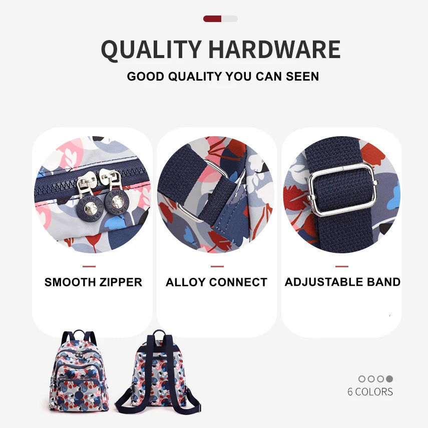 Printing Backpack for Women Travel High Capacity Waterproof College Backpack Trendy Women Laptop School Bags Cute Girl