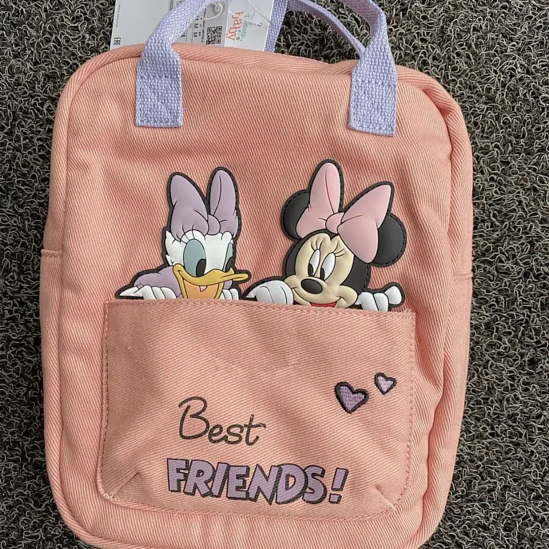 2024 New Disney Mickey Minnie Mouse Girl Tote Bag Cartoon Anime Toy Backpack Backpack Fashion Cute School Bag Kids Gifts