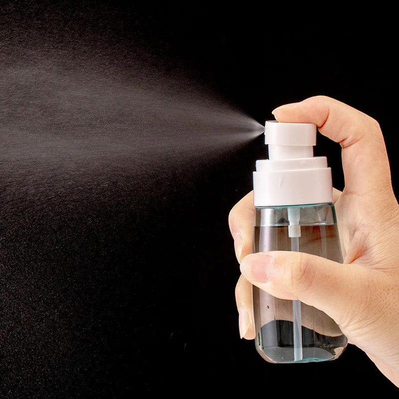 30/60/80/100ML Travel Dispenser Bottle Fine Mist Toner Lotion Skincare Portable Transparent Sample Spray Bottle