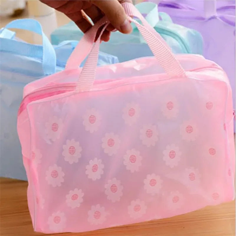 Women's Waterproof Makeup Bag Cosmetic Bags Travel Toiletry Wash Case Handbag Organizer Waterproof Female Storage Make Up Cases